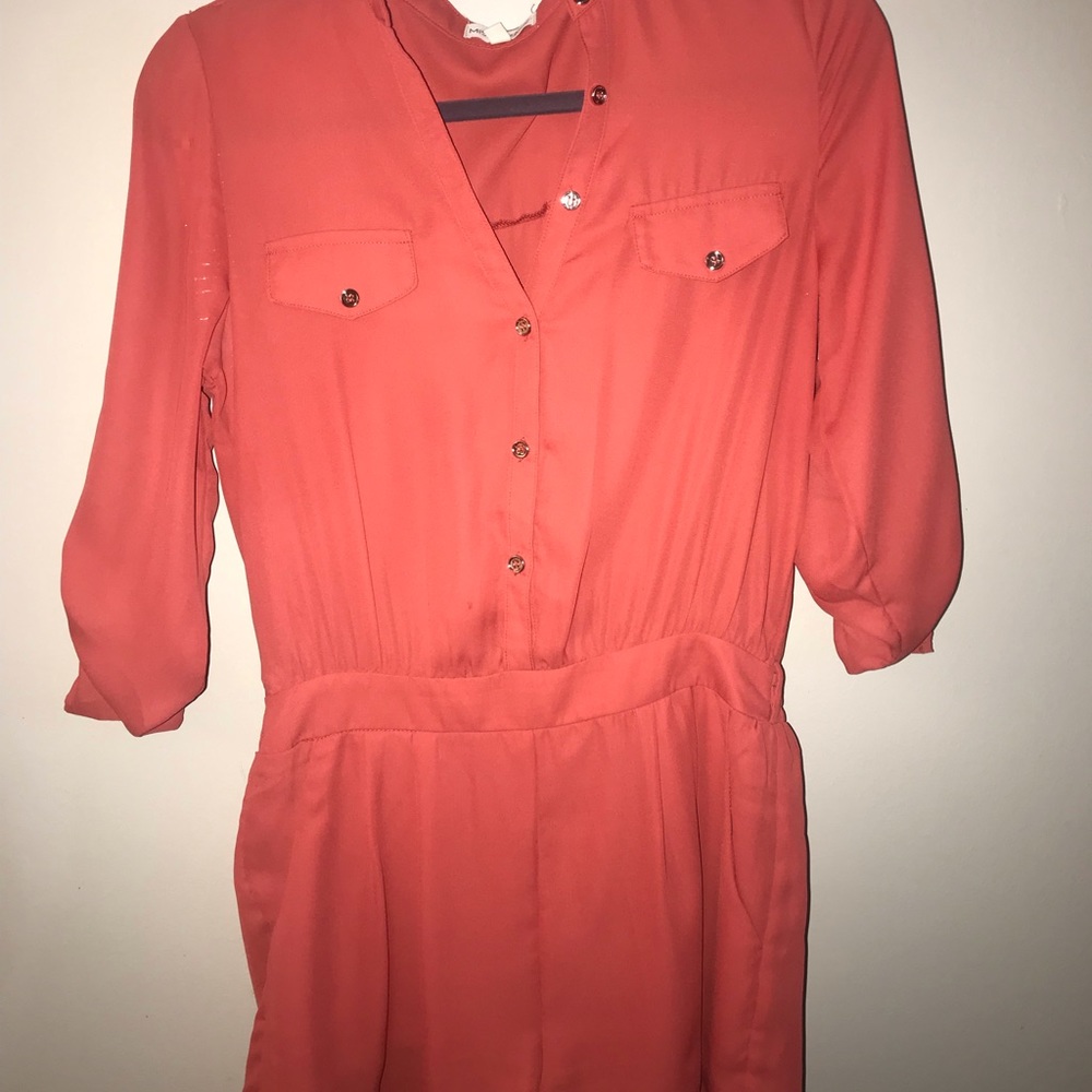 Orange Romper